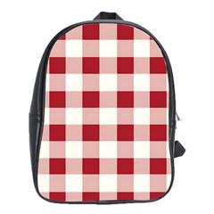 Gingham - 4096x4096px - 300dpi14 School Bag (xl) by EvgeniaEsenina