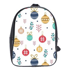 Cute Christmas Pattern School Bag (large) by Grandong