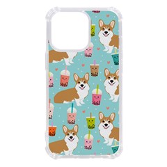 Welsh Corgis Dog Boba Tea Bubble Tea Cute Kawaii Iphone 13 Pro Tpu Uv Print Case by Grandong