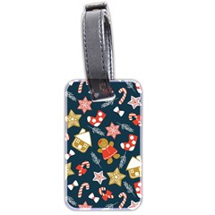 New Year Christmas Winter Pattern Luggage Tag (two Sides)