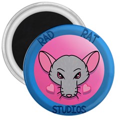 Rad Rat Studios Logo 3  Magnets by radratstudios