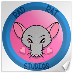 Rad Rat Studios Logo Canvas 16  X 16  by radratstudios