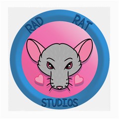 Rad Rat Studios Logo Medium Glasses Cloth (2 Sides) by radratstudios