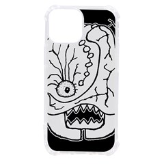 Mutant Monster Head Isolated Drawing Poster Iphone 13 Mini Tpu Uv Print Case