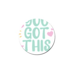 You Got This T- Shirt You Got This A Cute Motivation Qoute To Keep You Going T- Shirt Yoga Reflexion Pose T- Shirtyoga Reflexion Pose T- Shirt Golf Ball Marker (10 Pack)