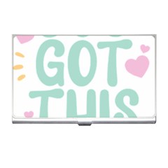 You Got This T- Shirt You Got This A Cute Motivation Qoute To Keep You Going T- Shirt Yoga Reflexion Pose T- Shirtyoga Reflexion Pose T- Shirt Business Card Holder