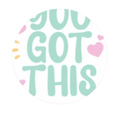 You Got This T- Shirt You Got This A Cute Motivation Qoute To Keep You Going T- Shirt Yoga Reflexion Pose T- Shirtyoga Reflexion Pose T- Shirt Mini Round Pill Box (pack Of 5)