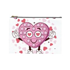 You Make My Heart Pop T- Shirt You Make My Heart Pop T- Shirt Yoga Reflexion Pose T- Shirtyoga Reflexion Pose T- Shirt Cosmetic Bag (large)