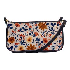 Boho Flowers Seamless Patternn Shoulder Clutch Bag by Jack14