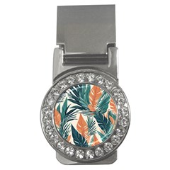 Colorful Tropical Leaf Money Clips (cz) 