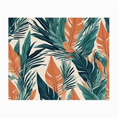 Colorful Tropical Leaf Small Glasses Cloth by Jack14