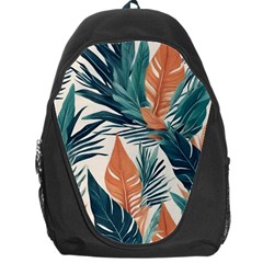 Colorful Tropical Leaf Backpack Bag by Jack14