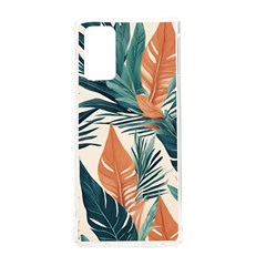 Colorful Tropical Leaf Samsung Galaxy Note 20 Tpu Uv Case by Jack14