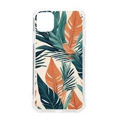 Colorful Tropical Leaf Iphone 11 Tpu Uv Print Case by Jack14