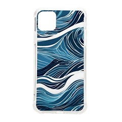 Abstract Blue Ocean Wave Iphone 11 Pro Max 6 5 Inch Tpu Uv Print Case