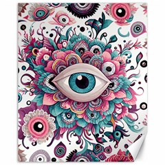 Eyes Pattern Canvas 11  X 14 