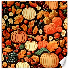 Thanksgiving Pattern Canvas 16  X 16  by Valentinaart