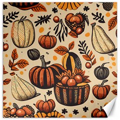 Thanksgiving Pattern Canvas 20  X 20  by Valentinaart