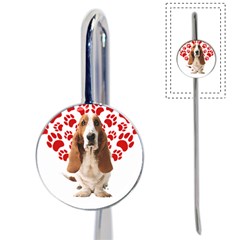 Basset Hound Gift T- Shirt Funny Basset Hound Valentine Heart Paw Basset Hound Dog Lover Valentine C Yoga Reflexion Pose T- Shirtyoga Reflexion Pose T- Shirt Book Mark