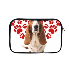 Basset Hound Gift T- Shirt Funny Basset Hound Valentine Heart Paw Basset Hound Dog Lover Valentine C Yoga Reflexion Pose T- Shirtyoga Reflexion Pose T- Shirt Apple MacBook Pro 13  Zipper Case