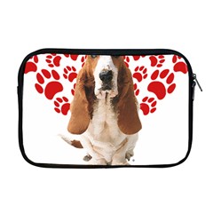 Basset Hound Gift T- Shirt Funny Basset Hound Valentine Heart Paw Basset Hound Dog Lover Valentine C Yoga Reflexion Pose T- Shirtyoga Reflexion Pose T- Shirt Apple MacBook Pro 17  Zipper Case