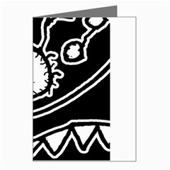 Monstrous Revelation Closeup Greeting Card by dflcprintsclothing