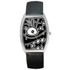 Monstrous Revelation Closeup Barrel Style Metal Watch by dflcprintsclothing