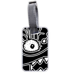 Monstrous Revelation Closeup Luggage Tag (two Sides) by dflcprintsclothing