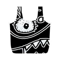 Monstrous Revelation Closeup Full Print Recycle Bag (m) by dflcprintsclothing