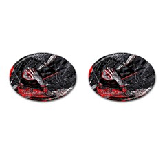 Molten Soul Cufflinks (oval) by MRNStudios