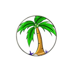 Beach Coconut Tree T- Shirt Beach Coconut Tree T- Shirt Yoga Reflexion Pose T- Shirtyoga Reflexion Pose T- Shirt Hat Clip Ball Marker (4 Pack) by hizuto