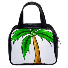 Beach Coconut Tree T- Shirt Beach Coconut Tree T- Shirt Yoga Reflexion Pose T- Shirtyoga Reflexion Pose T- Shirt Classic Handbag (two Sides) by hizuto