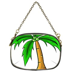 Beach Coconut Tree T- Shirt Beach Coconut Tree T- Shirt Yoga Reflexion Pose T- Shirtyoga Reflexion Pose T- Shirt Chain Purse (one Side) by hizuto