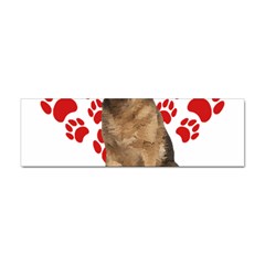 Belgian Malinois Gift T- Shirt Cool Belgian Malinois Valentine Heart Paw Belgian Malinois Dog Lover Yoga Reflexion Pose T- Shirtyoga Reflexion Pose T- Shirt Sticker (bumper)