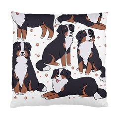 Bernese Mountain Dog T- Shirtbernese Mountain Dog Illustration T- Shirt Yoga Reflexion Pose T- Shirtyoga Reflexion Pose T- Shirt Standard Cushion Case (one Side) by hizuto