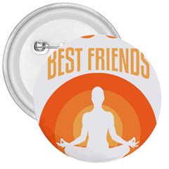 Best Friend T- Shirt Cool Dog Pet Saying T- Shirt Yoga Reflexion Pose T- Shirtyoga Reflexion Pose T- Shirt 3  Buttons