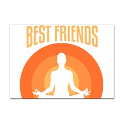 Best Friend T- Shirt Cool Dog Pet Saying T- Shirt Yoga Reflexion Pose T- Shirtyoga Reflexion Pose T- Shirt Sticker A4 (10 pack)