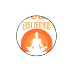 Best Friend T- Shirt Cool Dog Pet Saying T- Shirt Yoga Reflexion Pose T- Shirtyoga Reflexion Pose T- Shirt Hat Clip Ball Marker (4 Pack)