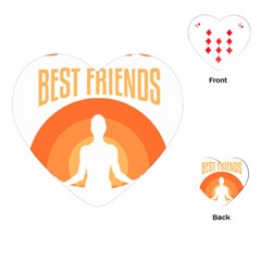 Best Friend T- Shirt Cool Dog Pet Saying T- Shirt Yoga Reflexion Pose T- Shirtyoga Reflexion Pose T- Shirt Playing Cards Single Design (Heart)