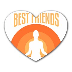 Best Friend T- Shirt Cool Dog Pet Saying T- Shirt Yoga Reflexion Pose T- Shirtyoga Reflexion Pose T- Shirt Heart Mousepad