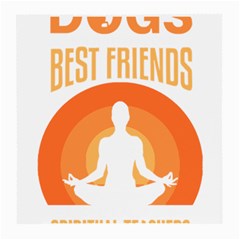 Best Friend T- Shirt Cool Dog Pet Saying T- Shirt Yoga Reflexion Pose T- Shirtyoga Reflexion Pose T- Shirt Medium Glasses Cloth (2 Sides)