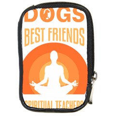 Best Friend T- Shirt Cool Dog Pet Saying T- Shirt Yoga Reflexion Pose T- Shirtyoga Reflexion Pose T- Shirt Compact Camera Leather Case