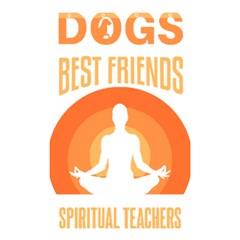 Best Friend T- Shirt Cool Dog Pet Saying T- Shirt Yoga Reflexion Pose T- Shirtyoga Reflexion Pose T- Shirt Shower Curtain 48  x 72  (Small) 