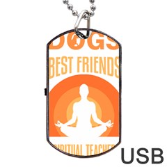 Best Friend T- Shirt Cool Dog Pet Saying T- Shirt Yoga Reflexion Pose T- Shirtyoga Reflexion Pose T- Shirt Dog Tag USB Flash (One Side)