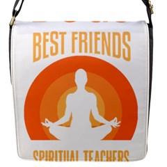 Best Friend T- Shirt Cool Dog Pet Saying T- Shirt Yoga Reflexion Pose T- Shirtyoga Reflexion Pose T- Shirt Flap Closure Messenger Bag (S)