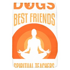 Best Friend T- Shirt Cool Dog Pet Saying T- Shirt Yoga Reflexion Pose T- Shirtyoga Reflexion Pose T- Shirt Removable Flap Cover (S)