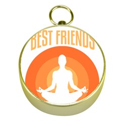 Best Friend T- Shirt Cool Dog Pet Saying T- Shirt Yoga Reflexion Pose T- Shirtyoga Reflexion Pose T- Shirt Gold Compasses