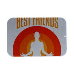 Best Friend T- Shirt Cool Dog Pet Saying T- Shirt Yoga Reflexion Pose T- Shirtyoga Reflexion Pose T- Shirt Open Lid Metal Box (Silver)  