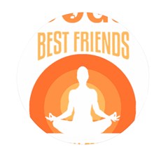 Best Friend T- Shirt Cool Dog Pet Saying T- Shirt Yoga Reflexion Pose T- Shirtyoga Reflexion Pose T- Shirt Mini Round Pill Box