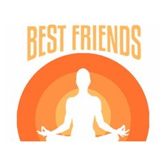 Best Friend T- Shirt Cool Dog Pet Saying T- Shirt Yoga Reflexion Pose T- Shirtyoga Reflexion Pose T- Shirt Premium Plush Fleece Blanket (Extra Small)